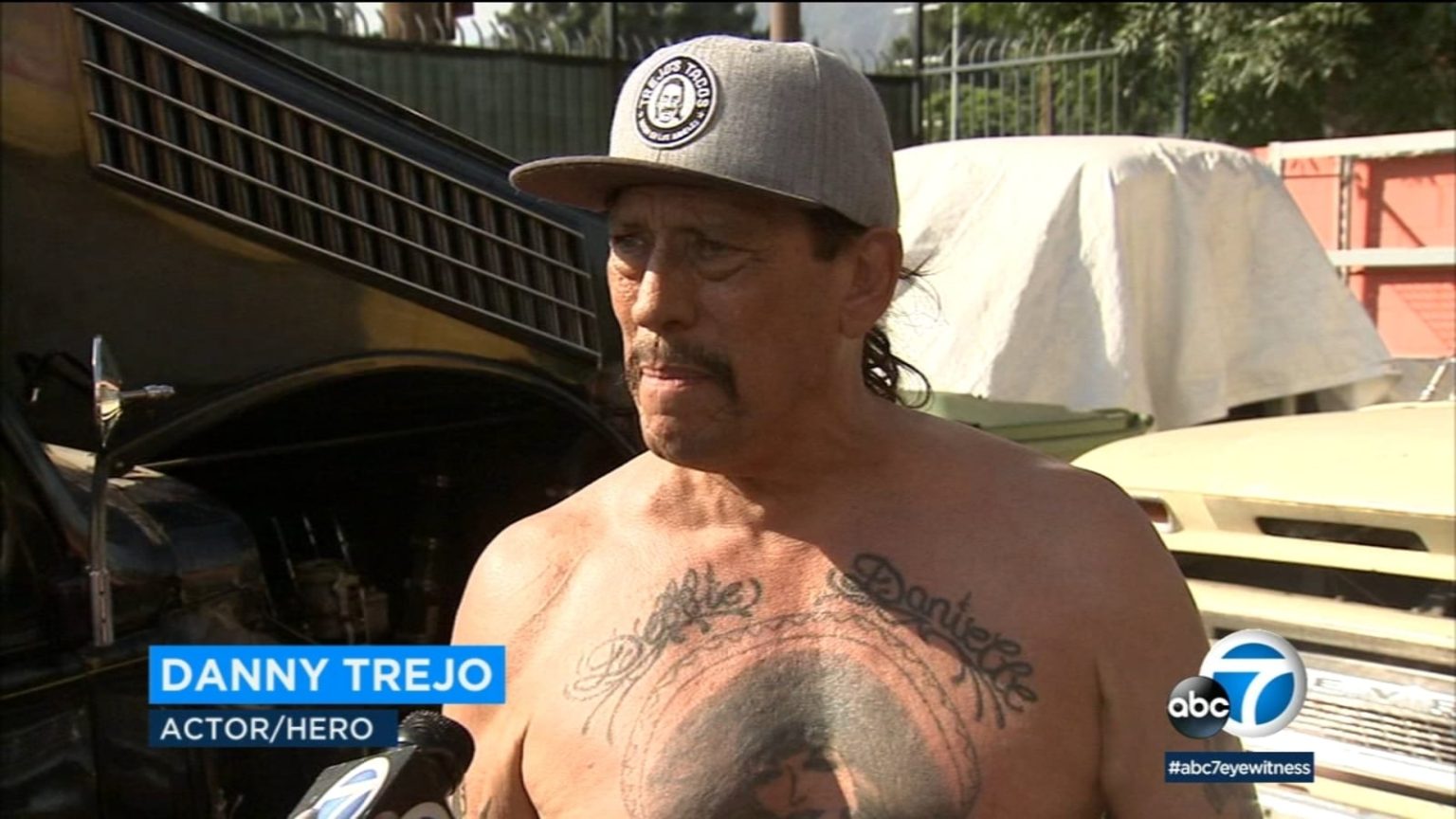 Actor Danny Trejo Rescues Child From Crashed Car