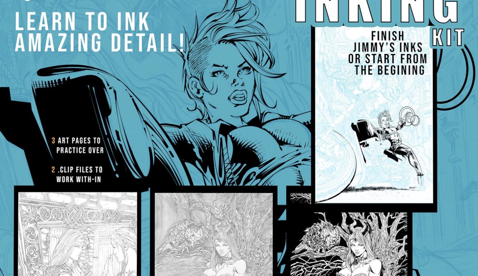 Review: Jimmy Reyes Digital Inking Kit for ’Clip Studio Paint’