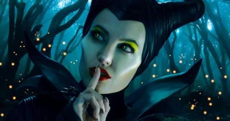 A BTS look at Angelina Jolie as ‘Maleficent: Mistress of Evil’