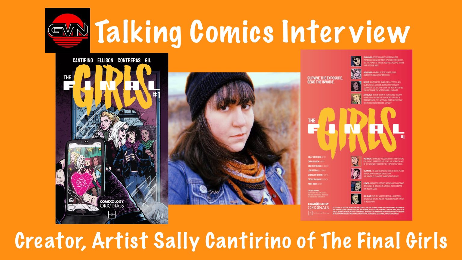 GVN’s Talking Comics Interview: Co-Creator/Artist Sally Cantirino of ComiXology’s ‘The Final Girls’
