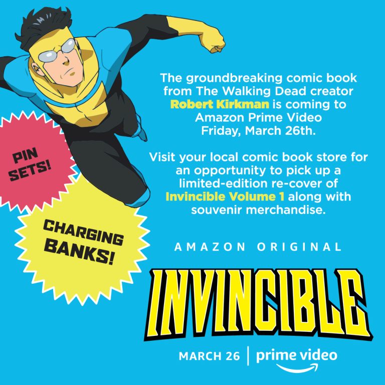 Amazon Prime Video teams with Local Comic Shops to Celebrate the Premier of ‘Invincible’
