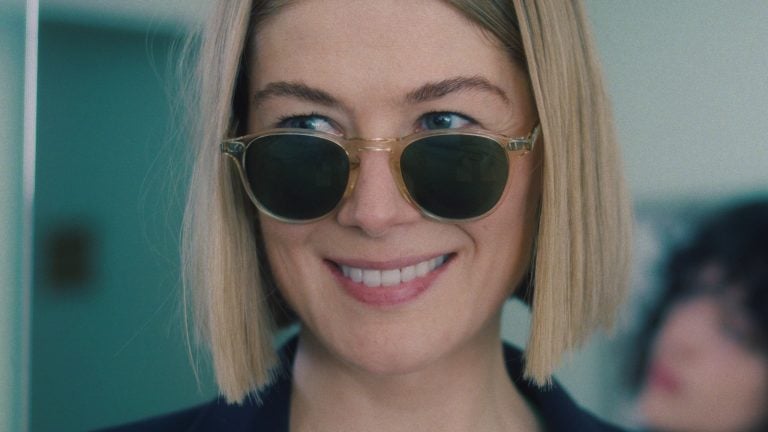 Golden Globe Winner Rosamund Pike Reveals What She Does With The Awards She Wins