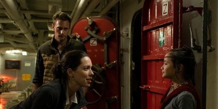 Godzilla vs. Kong’s Alexander Skarsgård Learned Sign Language For Deaf Co-Star Kayle Hottle