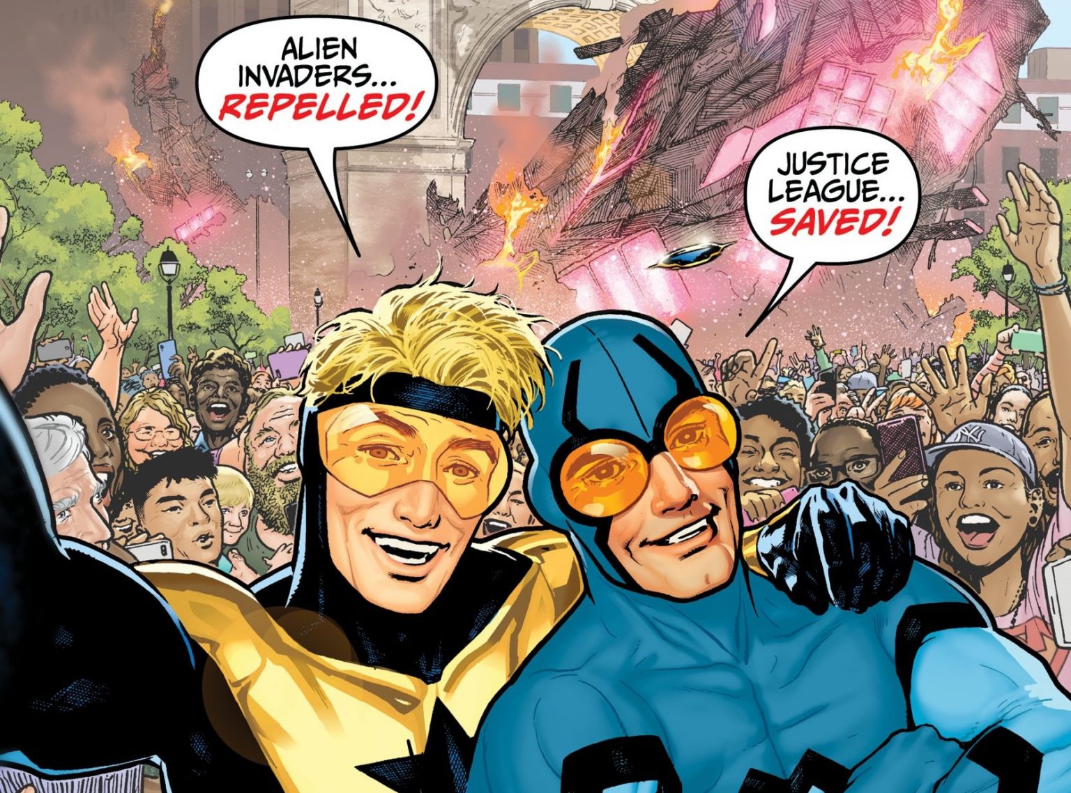 Coming in July from DC: ‘Blue and Gold’ featuring the Return of Booster Gold and the Blue Beetle