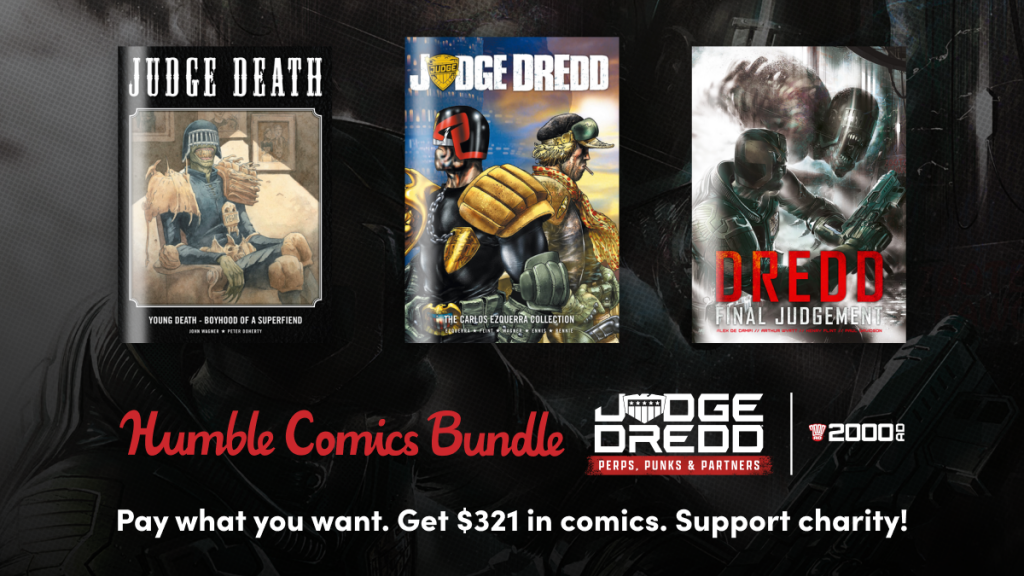 Humble Bundle Presents, A New Judge Dredd Comics Bundle: ‘Perps, Punks, and Partners’ by 2000AD