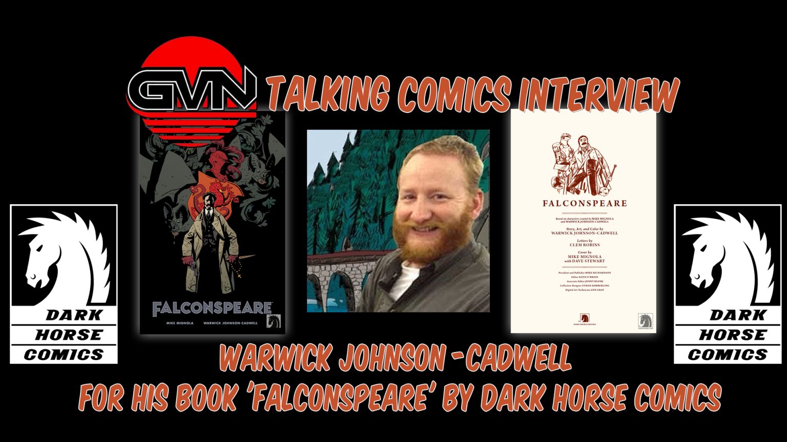 GVN Talking Comics Interview: Artist/Creator Warwick Johnson-Cadwell Talking ‘FALCONSPEARE’ by Dark Horse Comics