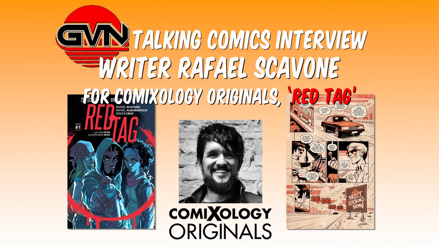 GVN Talking Comics Interview: Writer Rafael Scavone Talking ‘Red Tag’ For ComiXology Originals