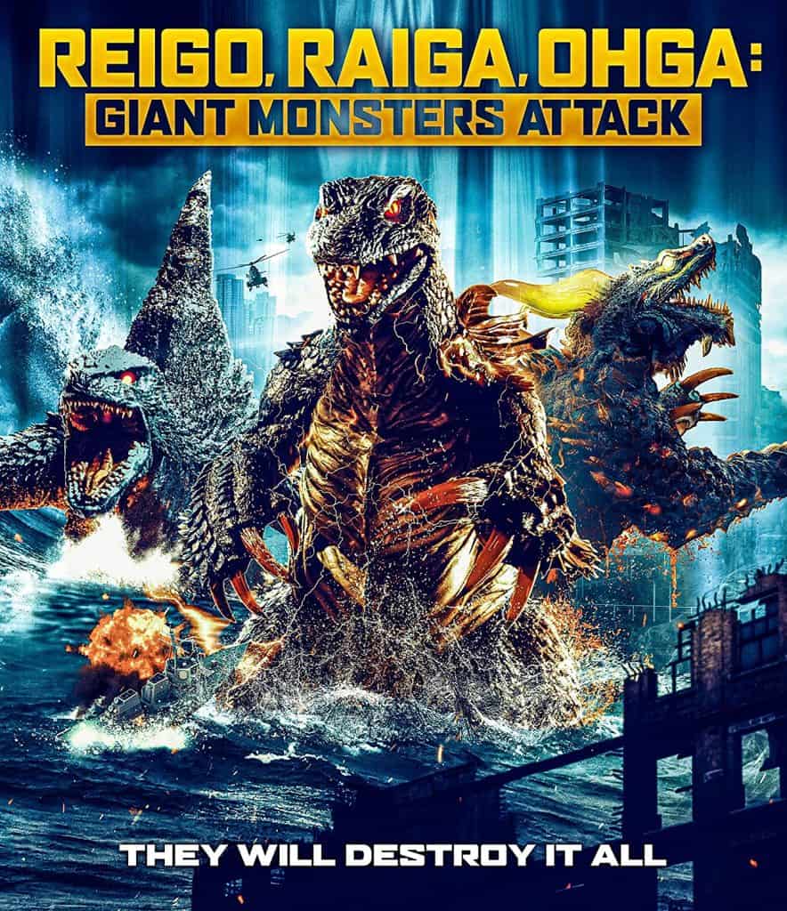 Reigo Raiga Ohga Giant Monsters Attack Cover Art.