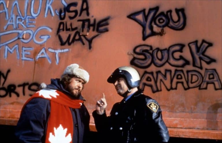 ‘Canadian Bacon’ Blu-Ray Review – John Candy Goes Full-Tilt In Absurd Political Satire