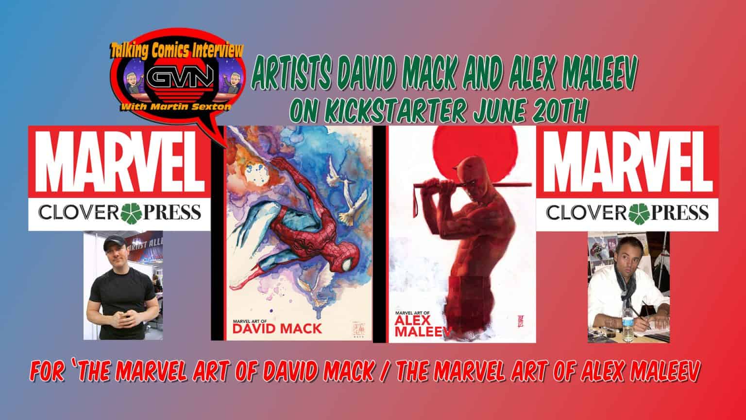 GVN Talking Comics Interview: Artists David Mack And Alex Maleev For ‘The Marvel Art of David Mack’ And ‘The Marvel Art of Alex Maleev’