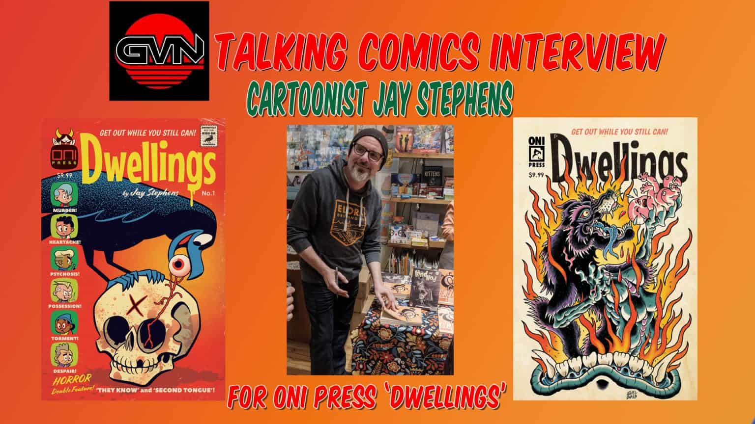 GVN Talking Comics Interview: Cartoonist Jay Stephens For Oni Press ‘Dwellings’