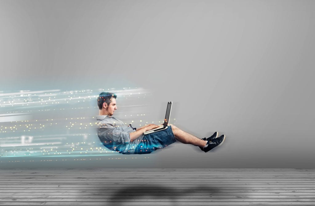 High internet speed