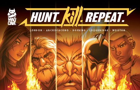 GVN Talking Comics Review: Mad Cave Studios ‘Hunt. Kill. Repeat.’ Issue 6 “A Series Worthy of the Gods…”