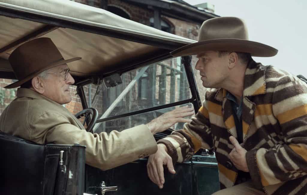 Killers of the Flower Moon featuring Robert DeNiro and Leonardo DiCaprio