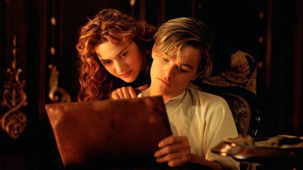 Leonardo DiCaprio and Kate Winslet in Titanic