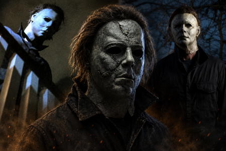 Michael Myers from the Halloween horror franchise in a ranking of all 13 Halloween movies from worst to best.