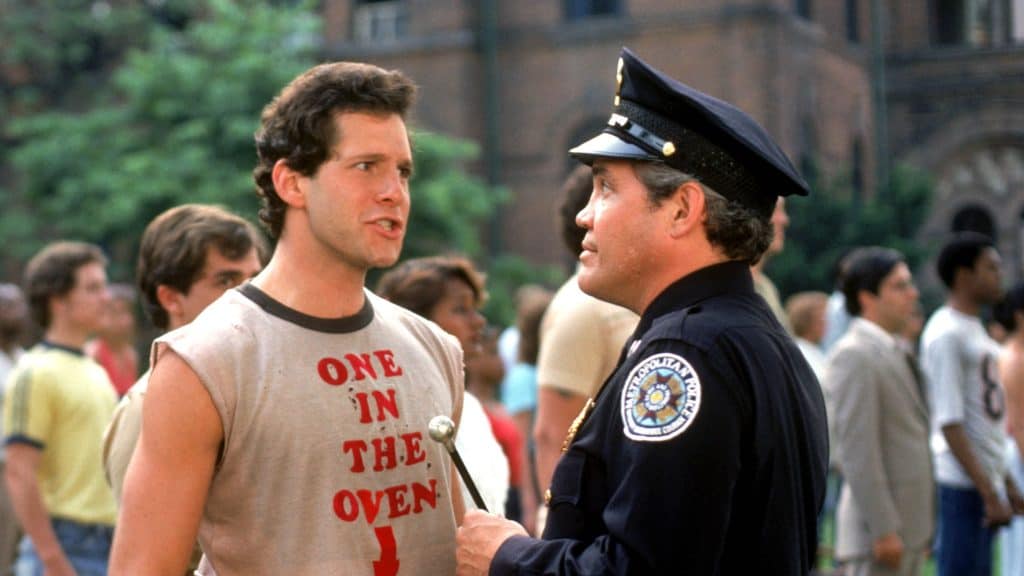 Steve Gutenberg in The Police Academy