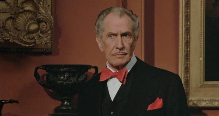 ‘House Of The Long Shadows’ (Special Edition) Blu-Ray Review – Old Dark House Tale Is A Tribute To Classic Horror An older man in a tuxedo and red bow tie.