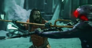 A man with a sword and a woman with a sword.