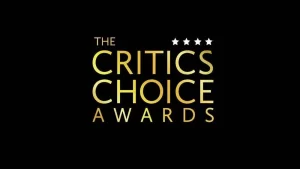 The critics choice awards logo on a black background.