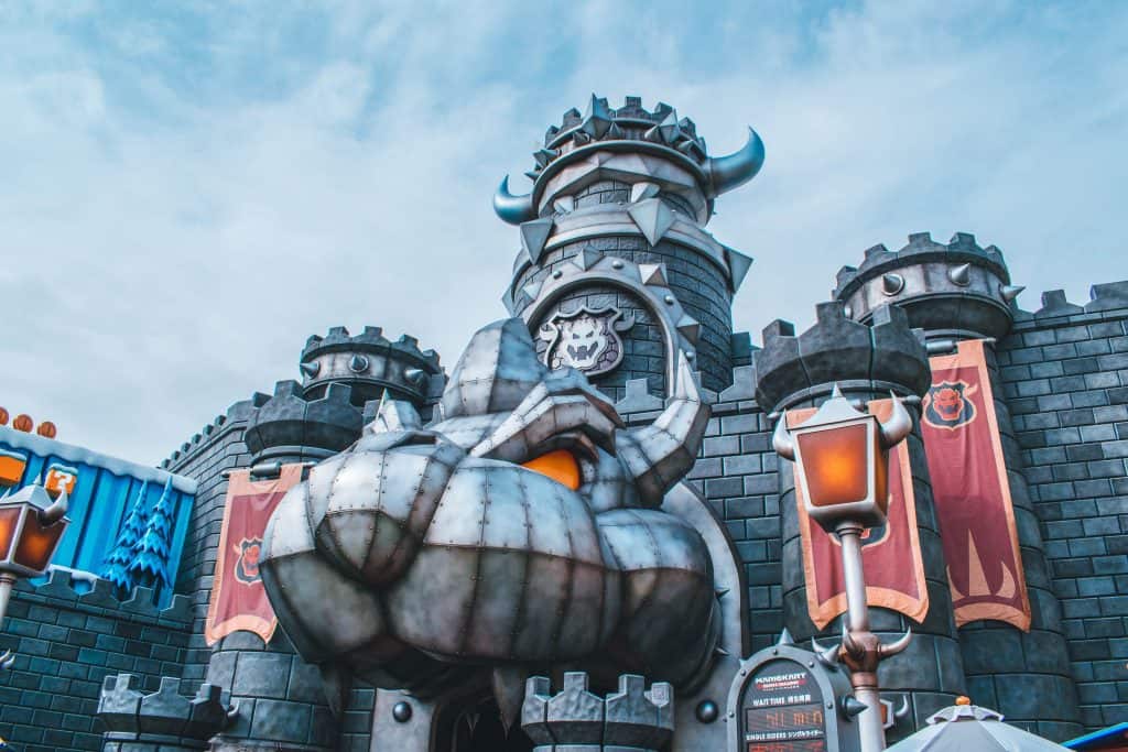 An image of a castle in disneyland.