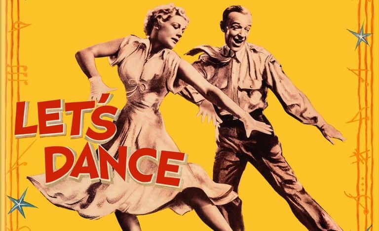 ‘Let’s Dance’ (1950) Blu-Ray Review – Betty Hutton & Fred Astaire Shine In Effervescent Musical A poster for let's dance.