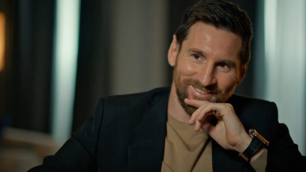 Lionel Messi in Messi's World Cup: The Rise of a Legend | Image via Apple TV+