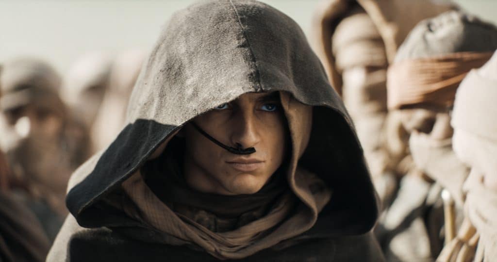 A man in a hood.