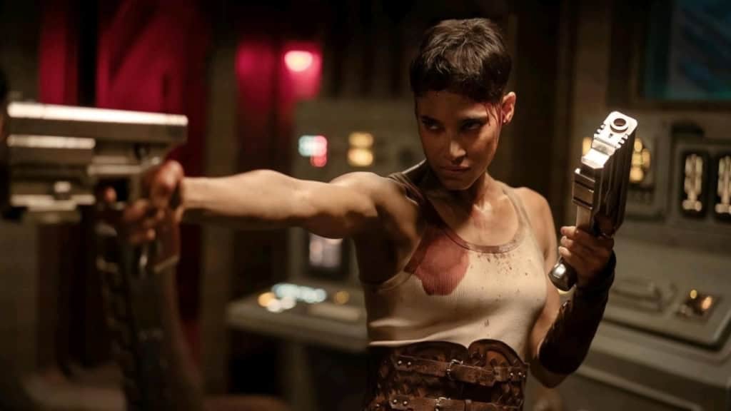 Sofia Boutella in Rebel Moon - Part Two: The Scargiver | Image via Netflix