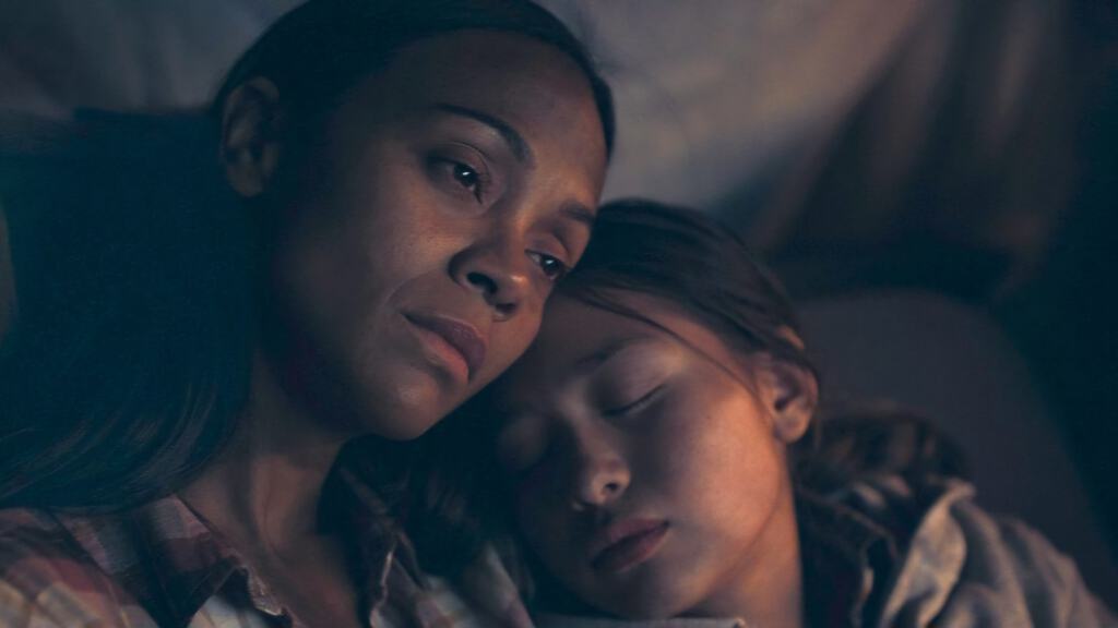 Zoe Saldaña in The Absence of Eden | Image via Roadside Attractions