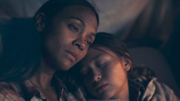 Zoe Saldaña in The Absence of Eden | Image via Roadside Attractions