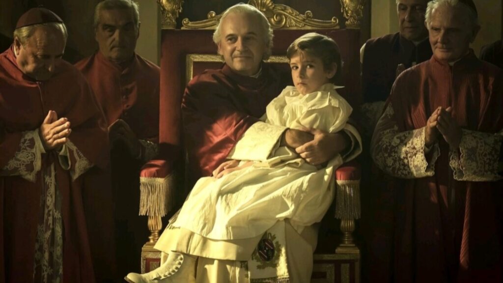 Paolo Pierobon as Papa Pio IX in Kidnapped: The Abduction of Edgardo Mortara | Image via Cohen Media Group