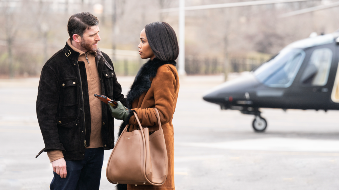 Bryan Greenberg and Tiffany Mack in The Emperor of Ocean Park | Image via MGM+