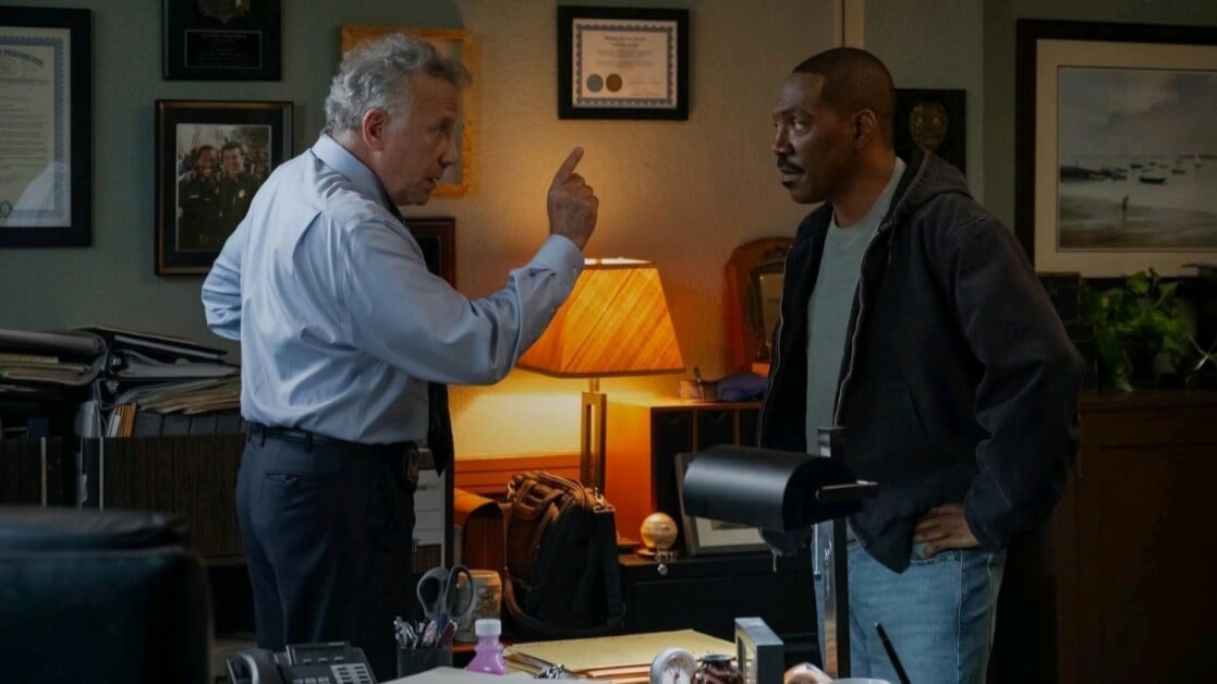 Paul Reiser and Eddie Murphy in Beverly Hills Cop: Axel F | Image via Netflix