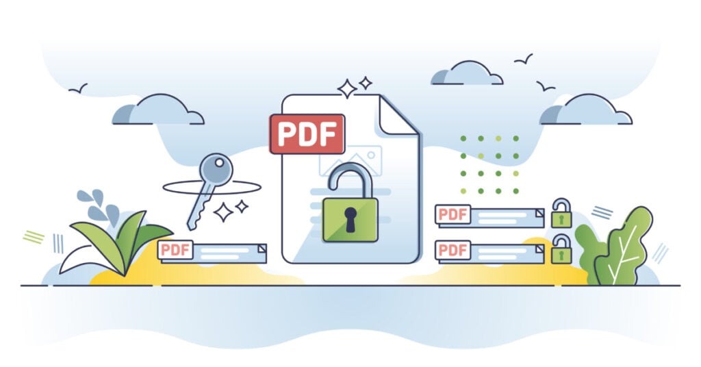Do Password Protected PDFs Provide Any Real Security?