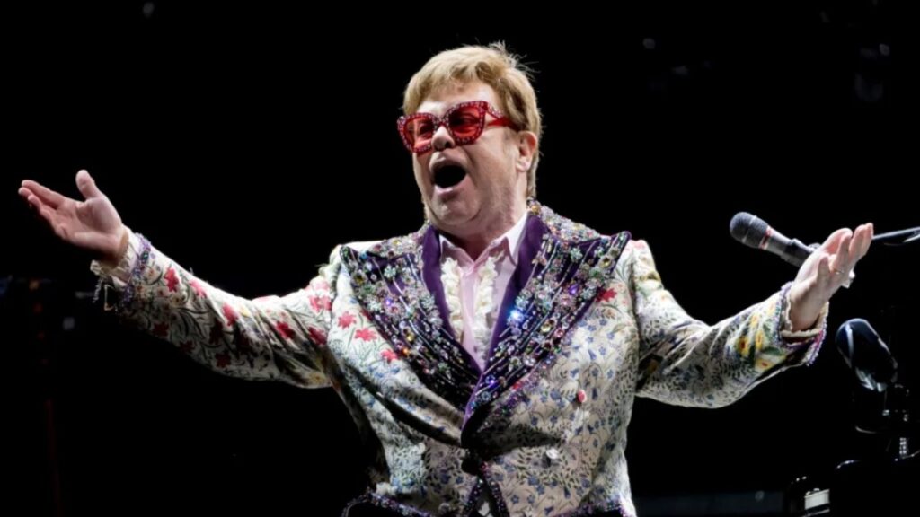Elton John in 'Elton John: Never Too Late' courtesy of Disney+