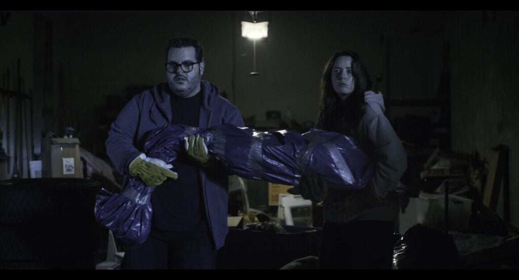 Josh Gad and Kaya Scodelario in Adulthood