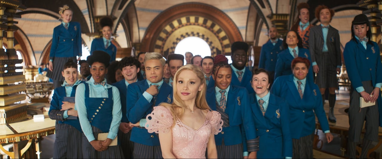 Ariana Grande is Glinda in WICKED, directed by Jon M. Chu
