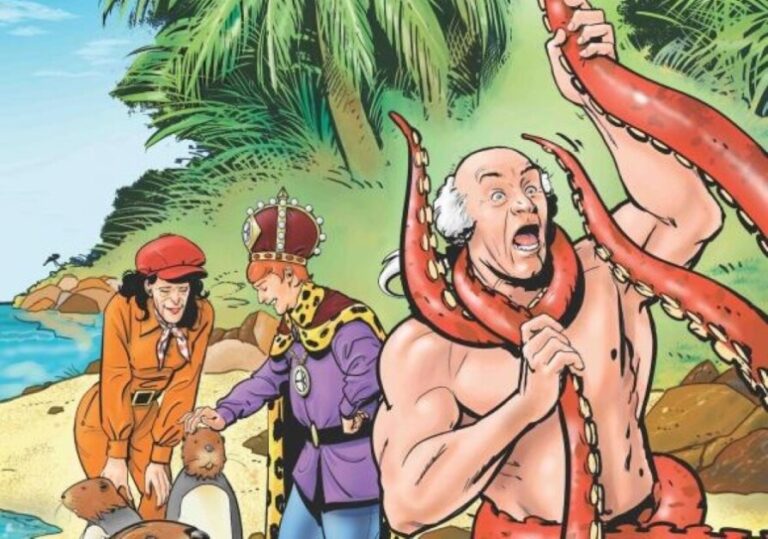 GVN Talking Comics Exclusive Preview: Ahoy Comics’ MY BAD Volume 3: Escape From Peculiar Island Issue #1 By Mark Russell, Bryce Ingman, And Peter Krause