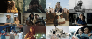 A collage of twelve scenes featuring diverse individuals in various settings, including outdoor, indoor, and recreational environments.