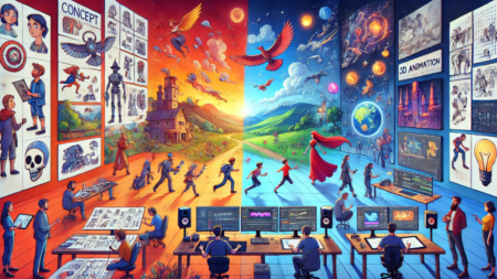 Key Differences Between Concept Art And 3D Animation Services And How They Work Together