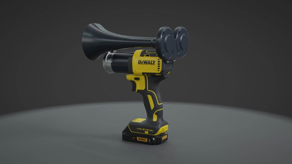 Dewalt Train Horn: 150dB of Power, Ready Out of the Box