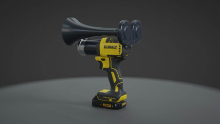 Dewalt Train Horn: 150dB of Power, Ready Out of the Box