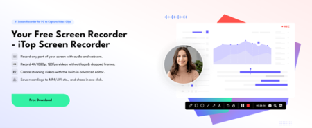 How To Record System And Microphone Audio Simultaneously With An iTop Screen Recorder?