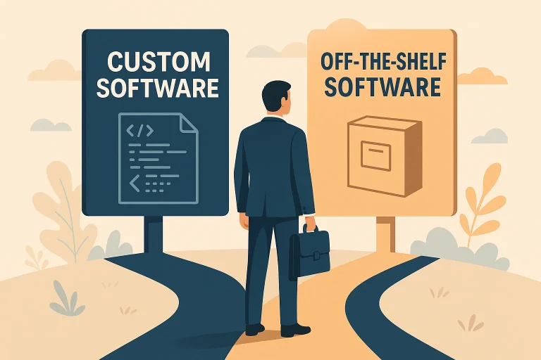 Custom Software vs. Off-the-Shelf: Complete Guide In 2025