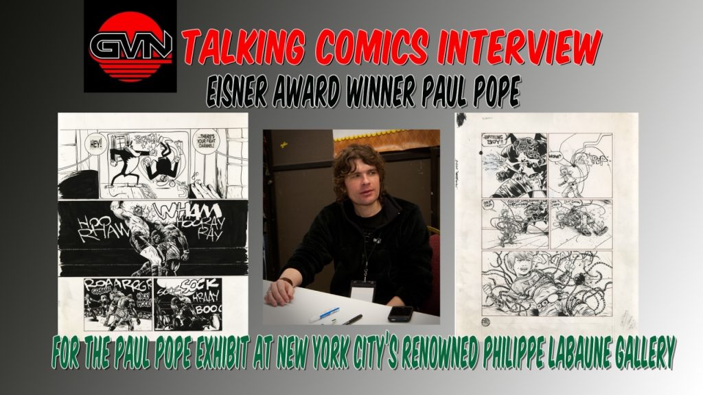 GVN Talking Comics: Paul Pope On Upcoming NYC Gallery Exhibit At Philippe Labaune (Starts June 19)