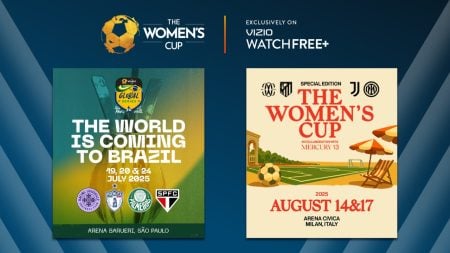 The Women’s Cup Soccer Tournament Live Exclusively On VIZIO WatchFree+ For 2nd Consecutive Year (EXCLUSIVE)