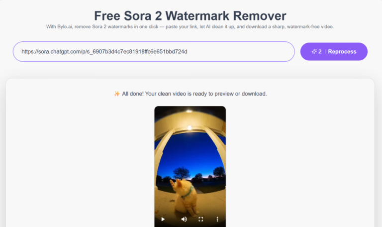 The Fastest Way To Remove Watermarks From Sora 2 Videos Without Cropping on Bylo.ai