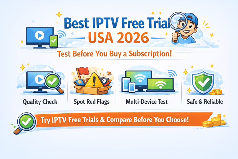 Best IPTV Free Trial In USA 2026 – Complete Guide