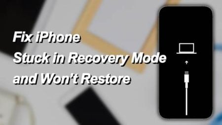 How To Fix iPhone Stuck In Recovery Mode And Won’t Restore (2026 Guide)